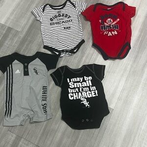 Kids One Piece Set - White Sox attire
